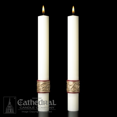 SACRED HEART COMPLIMENTING ALTAR CANDLES
